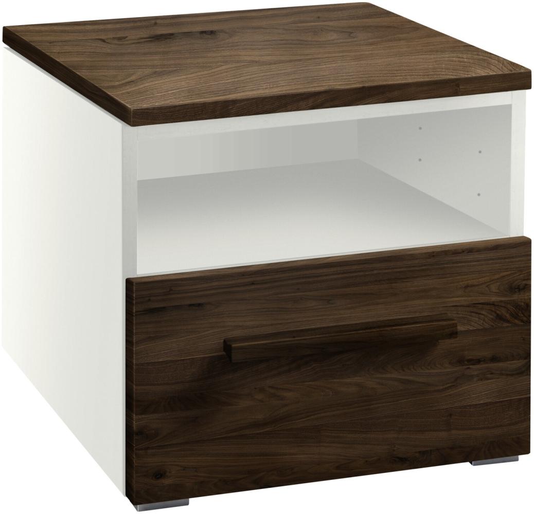 Accessoires Nachttische braun Nussbaum Massivholz Bild 1