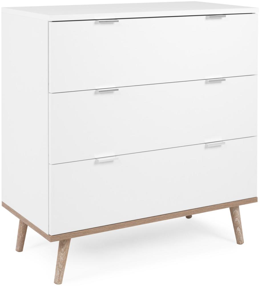 Kommode Sideboard Weiß Holz Schubladen Schlafzimmerschrank Bild 1