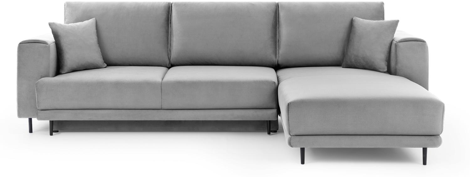 ELTAP 'Dalia' Ecksofa, Hellgrau, 95 x 190 x 289 cm, Rechts Bild 1