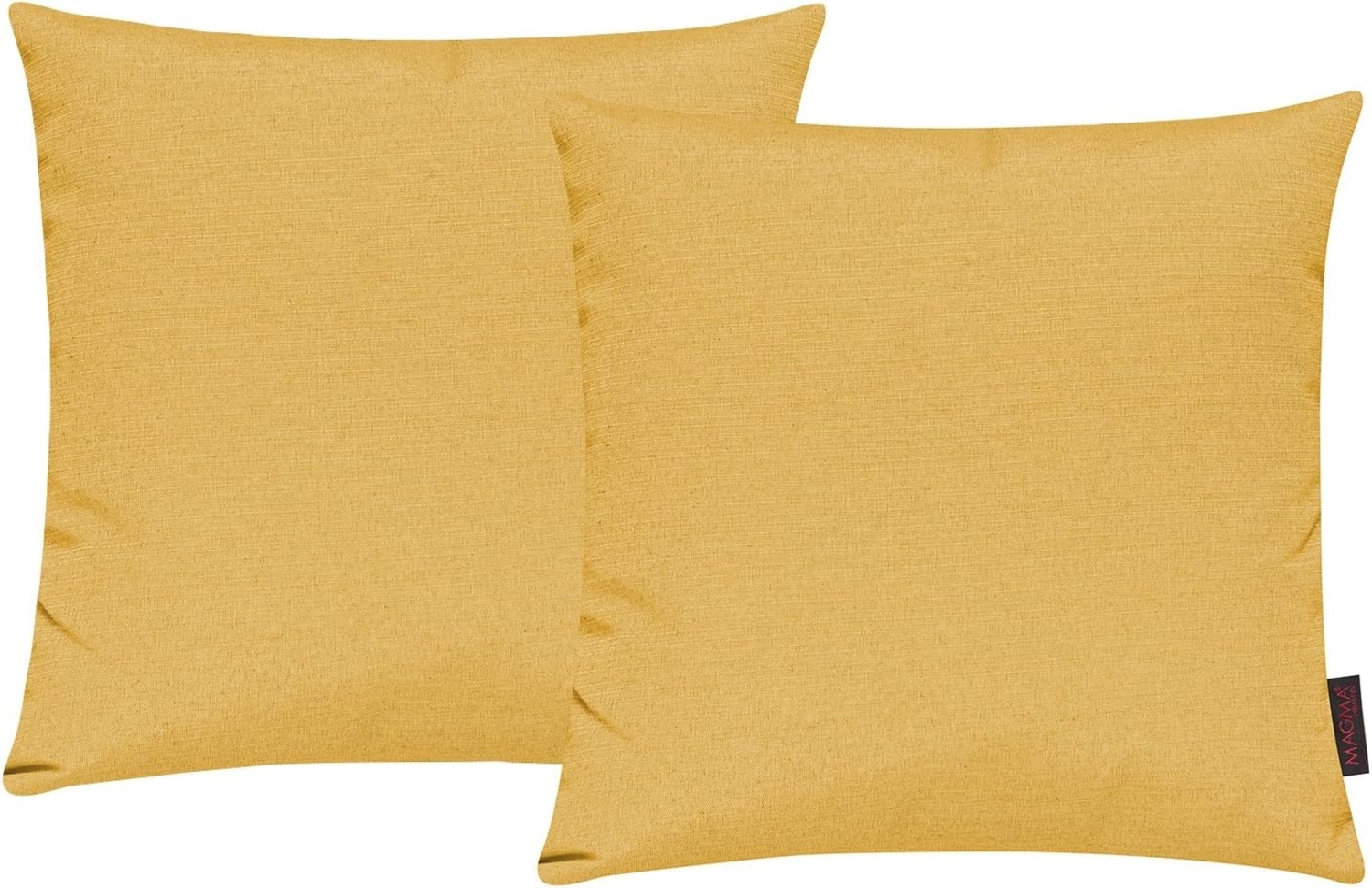 MAGMA Kissenhüllen FINO - ca. 50 x 50 cm - 2er Set gelb Bild 1