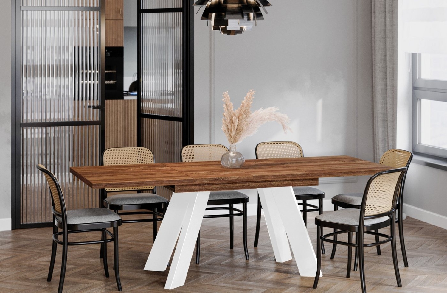 Ausziehbarer Esstisch Como W Bild 1