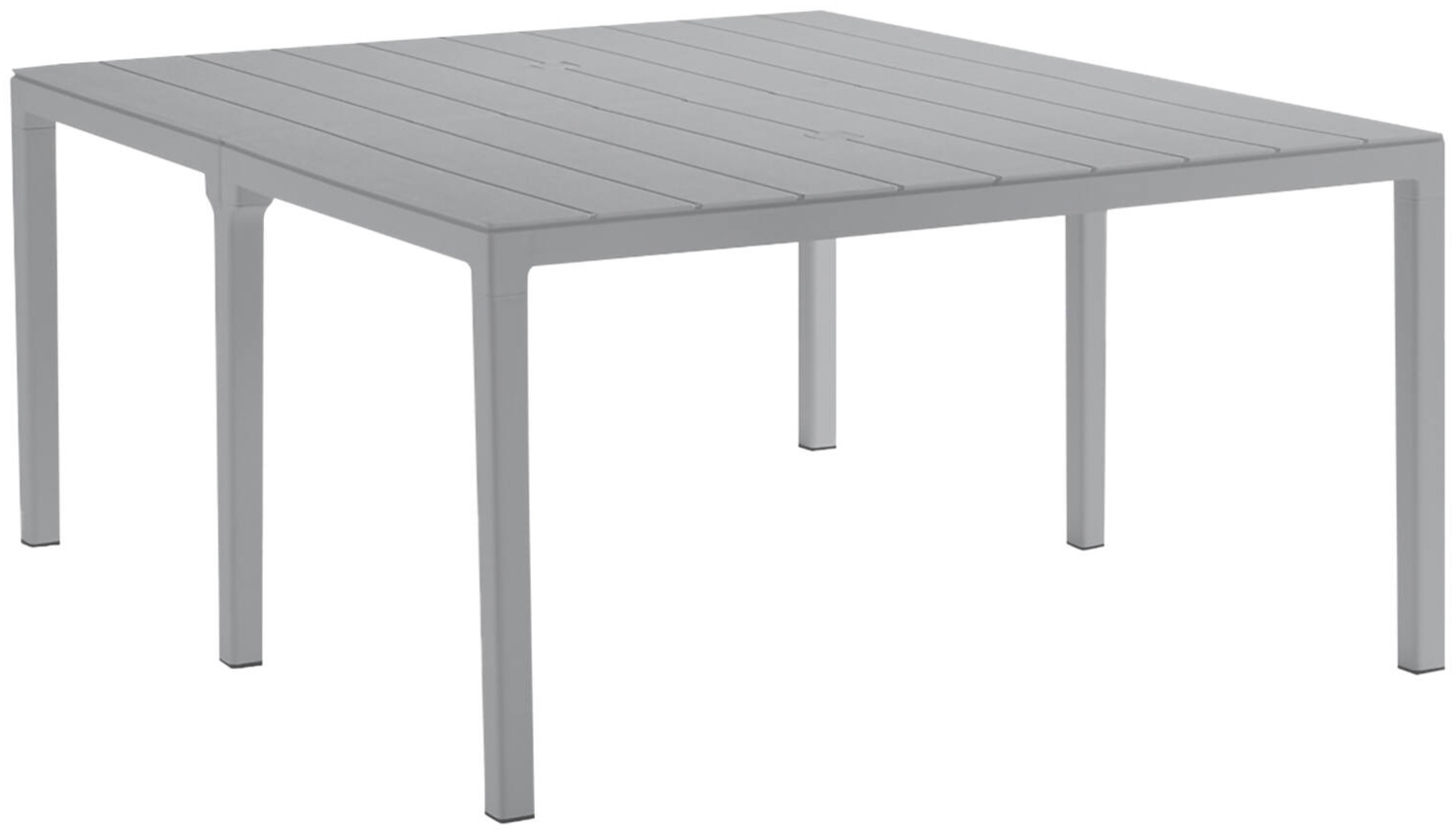 Dmora Gartentisch Campana, Picknickbasis, Mehrfachposition Garten-Esstisch, Mehrzweck-Außenbank, Made in Italy, 292x86 h74 cm, Grau Bild 1