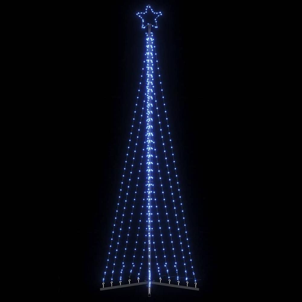 vidaXL Weihnachtsbaum-Beleuchtung 495 LEDs Blau 300,5 cm 4016438 Bild 1