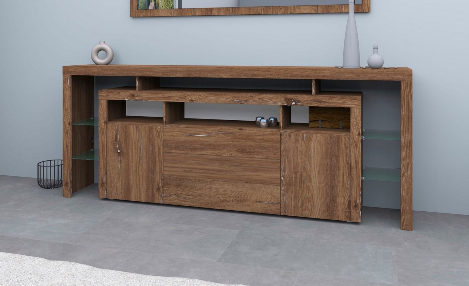 borchardt Möbel Sideboard Rosario, Breite 220 cm Bild 1