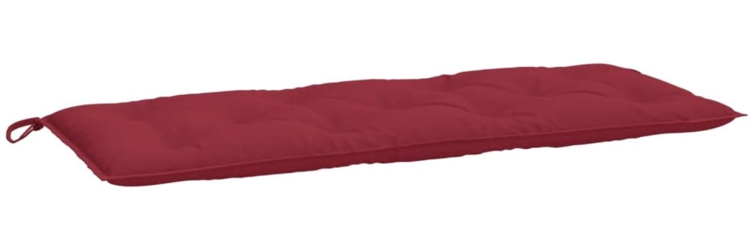 vidaXL Gartenbank-Auflage Weinrot 120x50x7 cm Oxford-Gewebe 361592 Bild 1