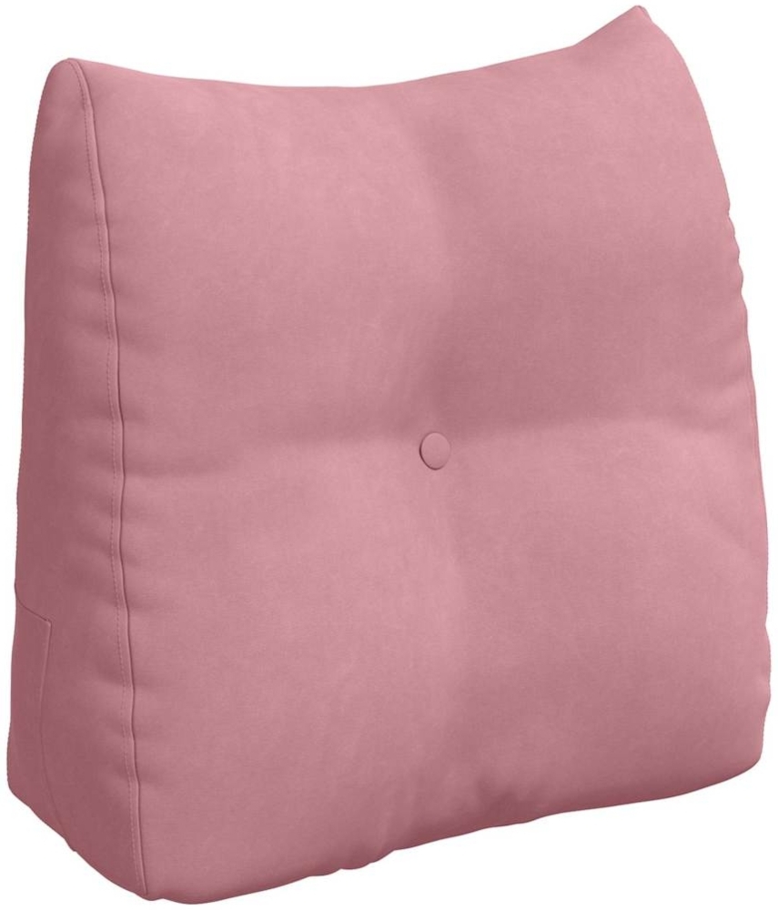 vidaXL Rückenkissen Rosa 45 x 24 x 50 cm Samt 42014375 Bild 1