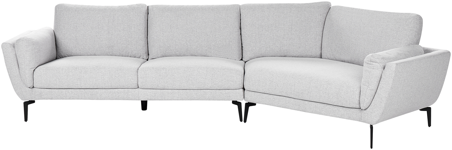 3-Sitzer Sofa Stoff hellgrau KANSSELI Bild 1