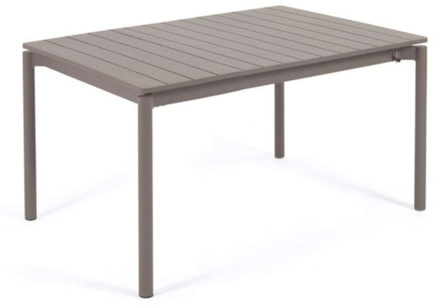 Nosh Zaltana ausziehbarer Outdoor-Tisch aus Aluminium mattbrauner 140 (200) x 90 cm Bild 1