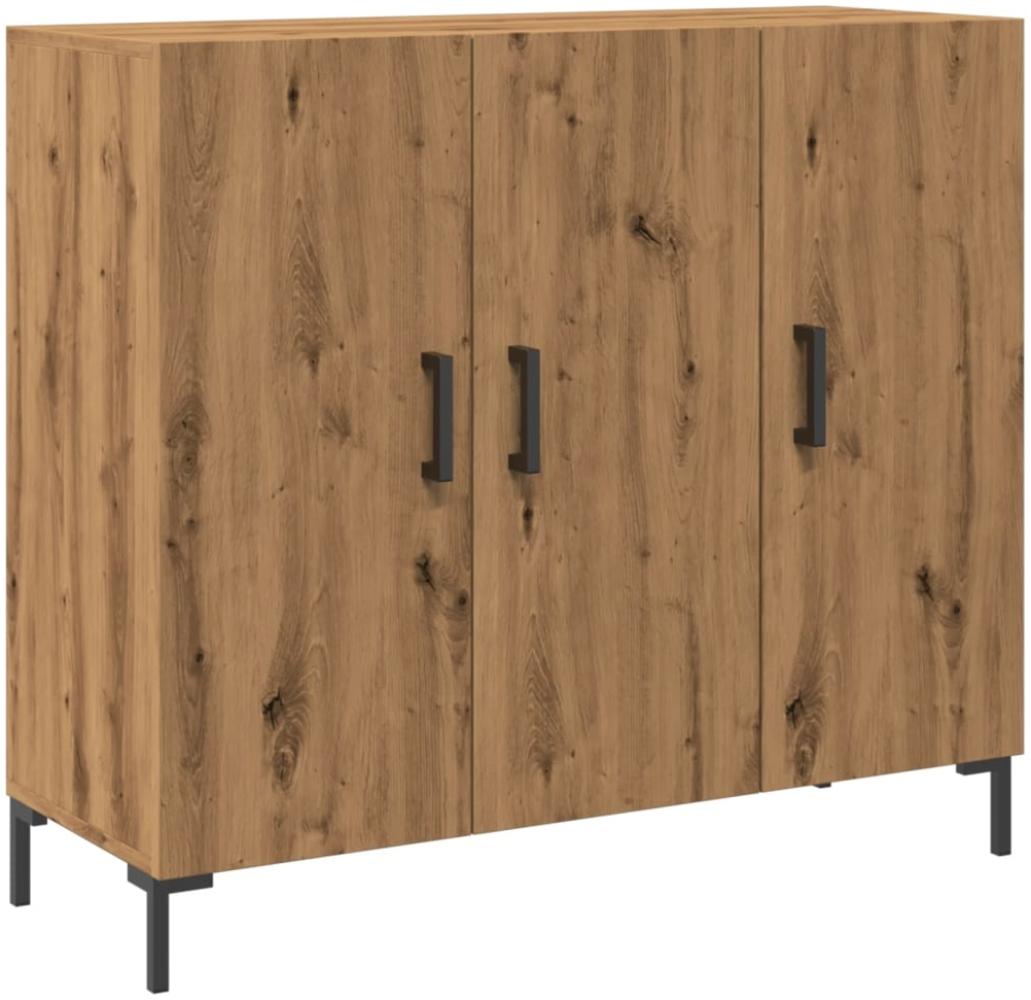 vidaXL Sideboard Artisan-Eiche 90x34x80 cm Holzwerkstoff 857315 Bild 1