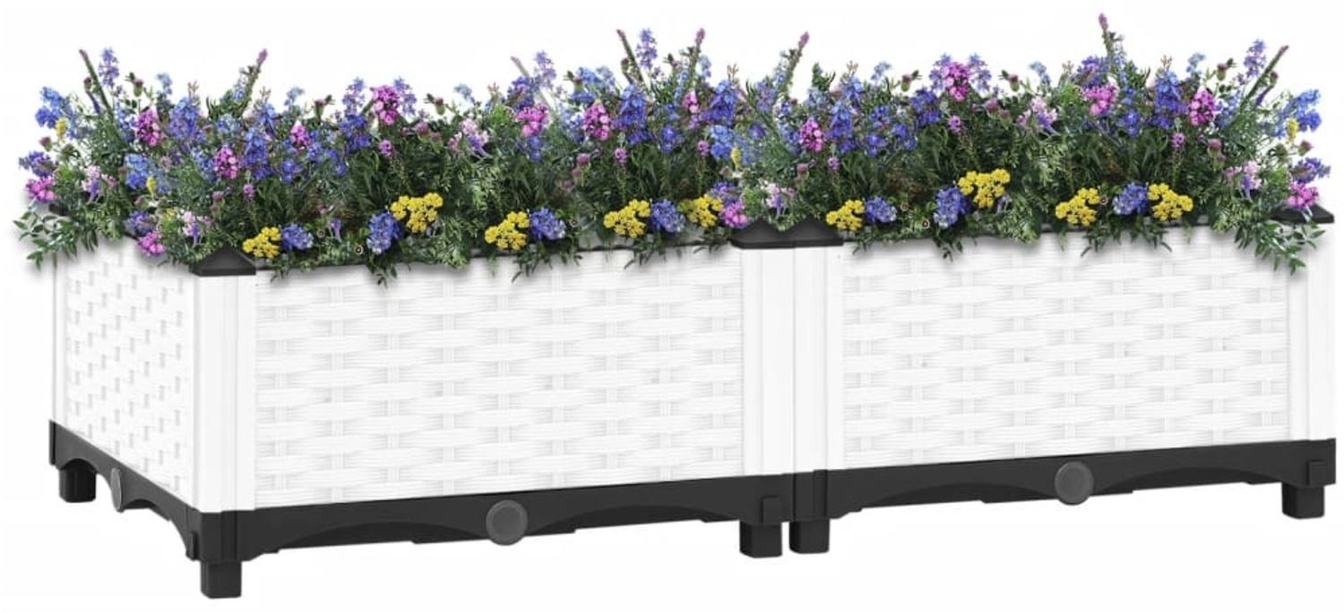 vidaXL Hochbeet 80x40x23 cm Polypropylen 153305 Bild 1