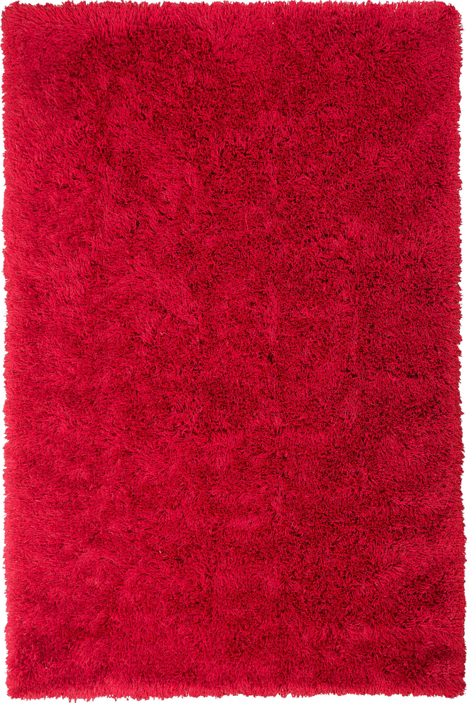 Teppich rot 140 x 200 cm Shaggy CIDE Bild 1