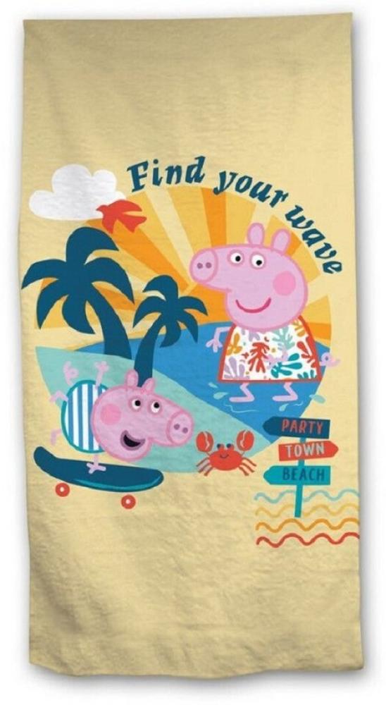 Peppa Pig Strandtuch Ideal für Strand und Pool, 70x140 cm Bild 1