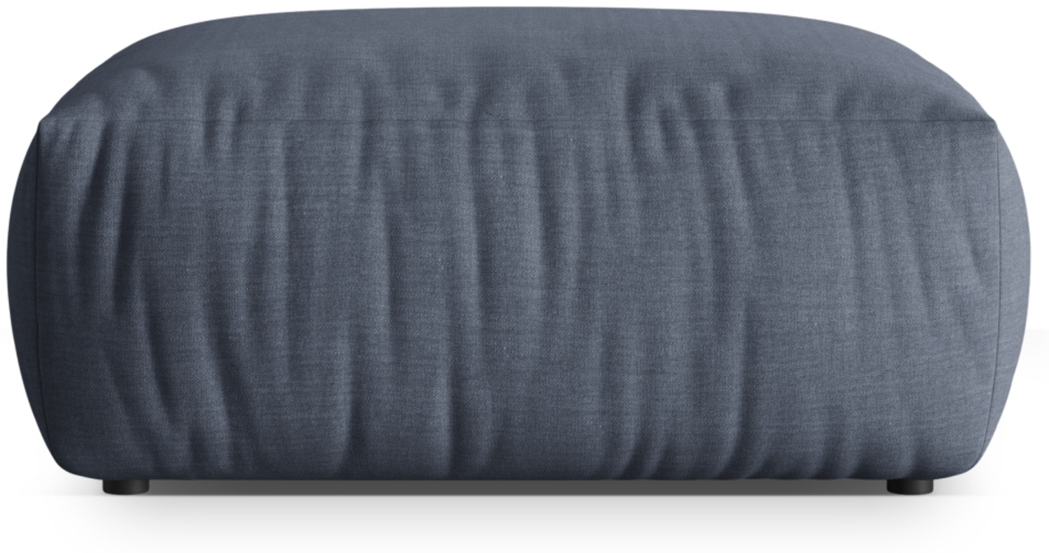 Micadoni Hocker Chris 1-Sitzer Strukturierter Stoff Hellgrün Bild 1