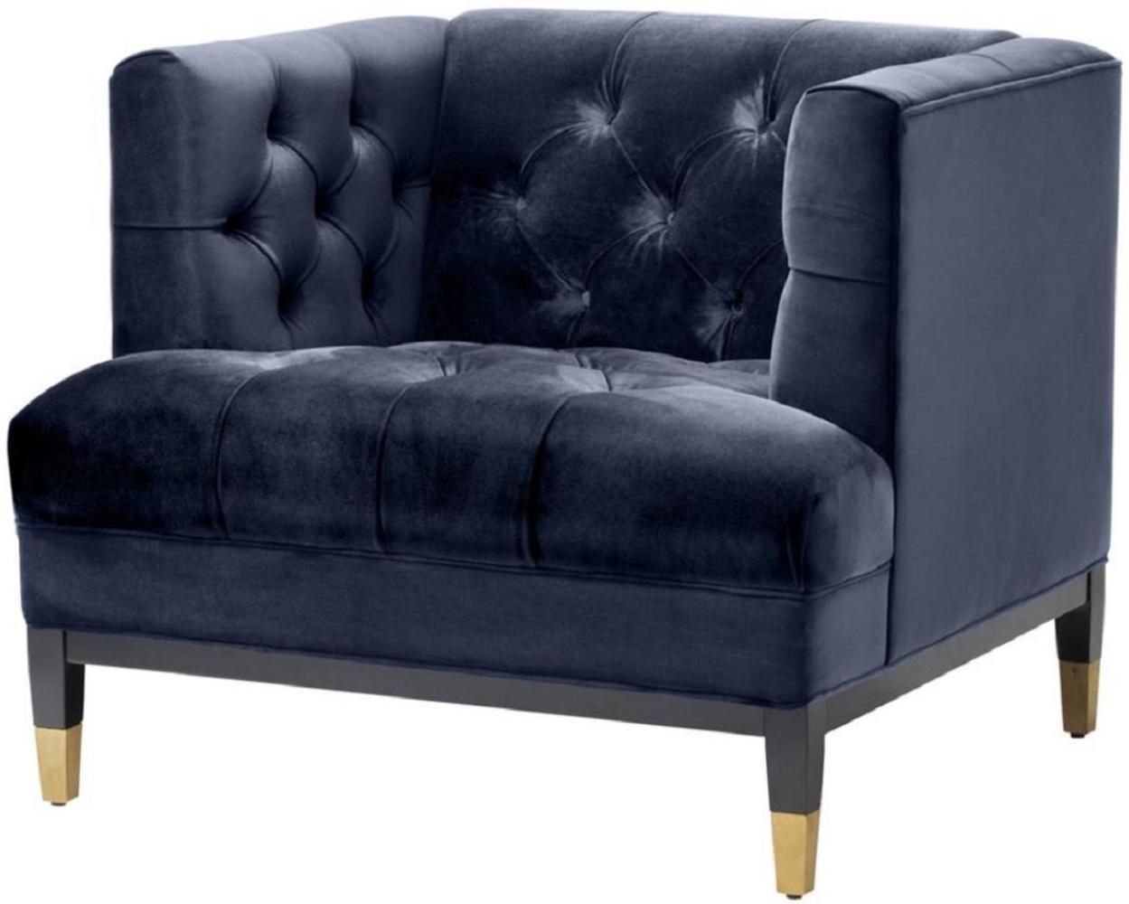 EICHHOLTZ Sessel Castelle Savona Midnight blue Bild 1