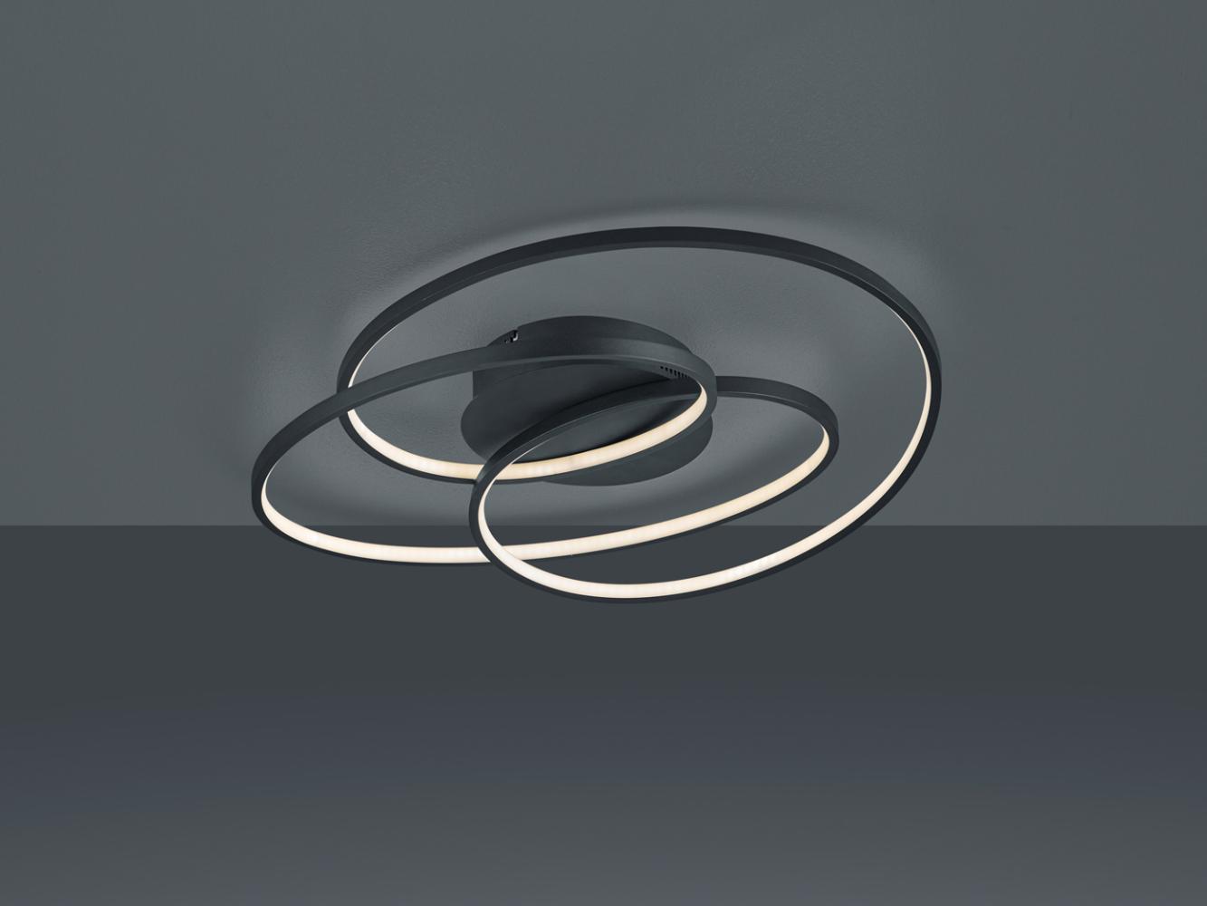 LED Deckenlampe, Ring Design, Switch Dimmer, L 60 cm, GALE Bild 1