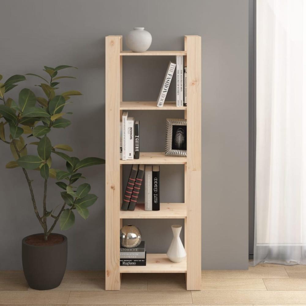 vidaXL Bücherregal/Raumteiler 60x35x160 cm Massivholz 813889 Bild 1