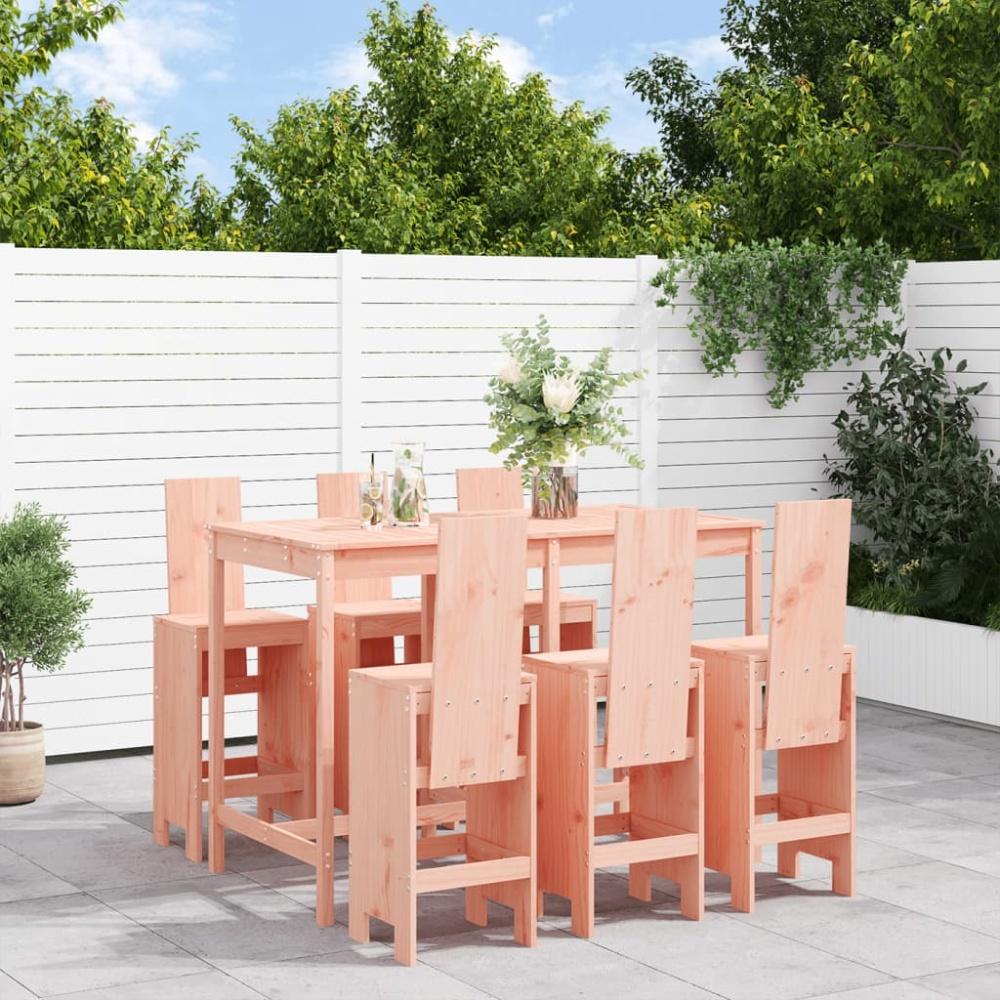 vidaXL 7-tlg. Gartenbar-Set Massivholz Douglasie 3157786 Bild 1