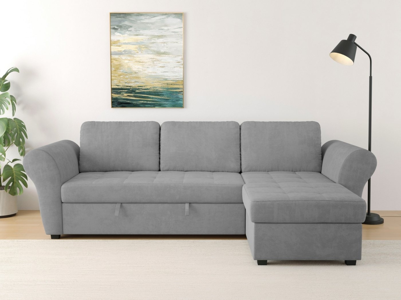 Trends by HG Ecksofa Lasse L-Form, B: 259 cm, mit Bettfunktion & Bettkasten Bild 1