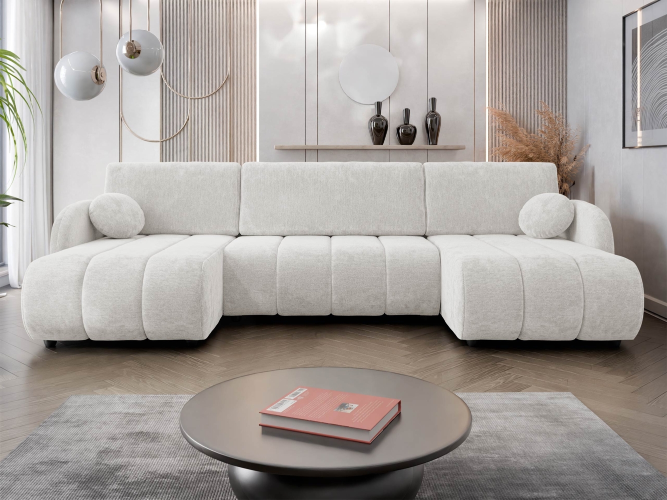 Wohnlandschaft Zerlita U (Farbe: Sereno 682) Bild 1