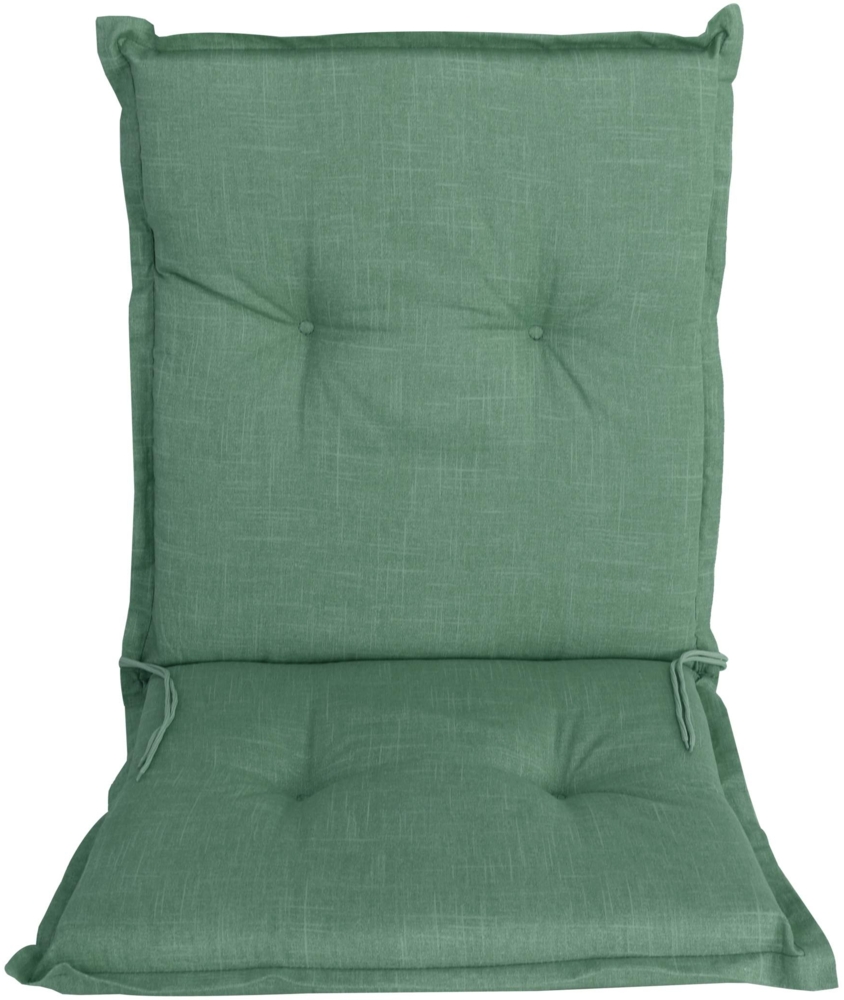 Sungarden Niedriglehner Gartenstuhl Auflage Borkum grün 98 cm Bild 1