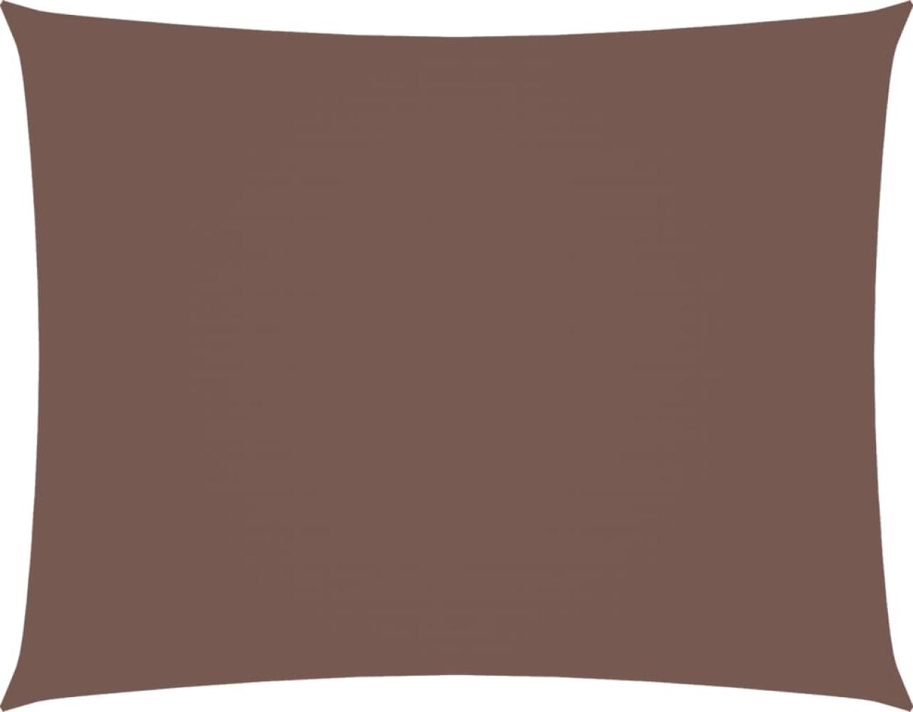 vidaXL Sonnensegel Oxford-Gewebe Rechteckig 3x4,5 m Braun 135816 Bild 1