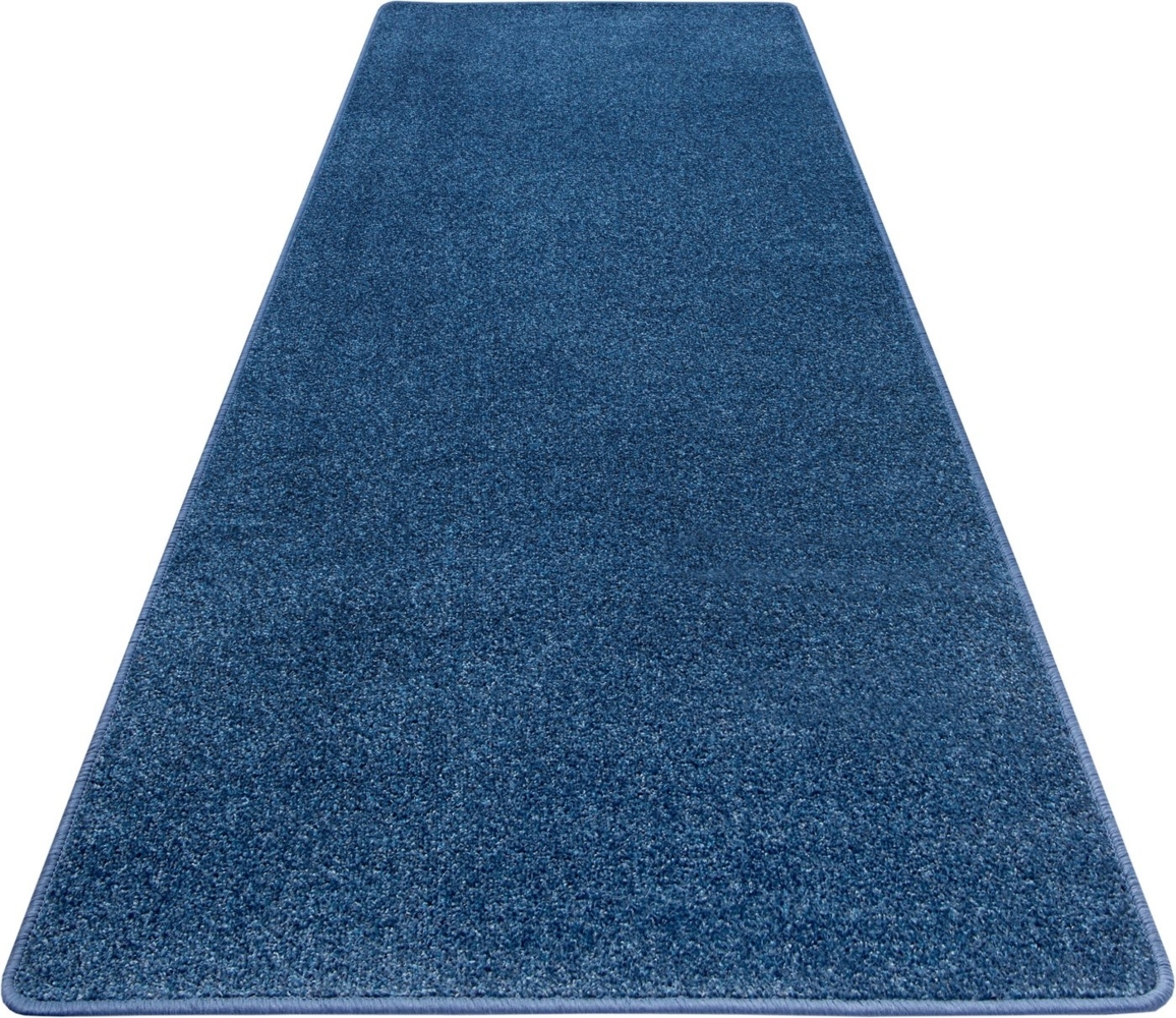 Hanse Home Exclusiv Läufer Liberty, rechteckig, Höhe: 7 mm, Uni-Meliert, robust, kräftige Farben, rundherum farbige Kettelung Bild 1