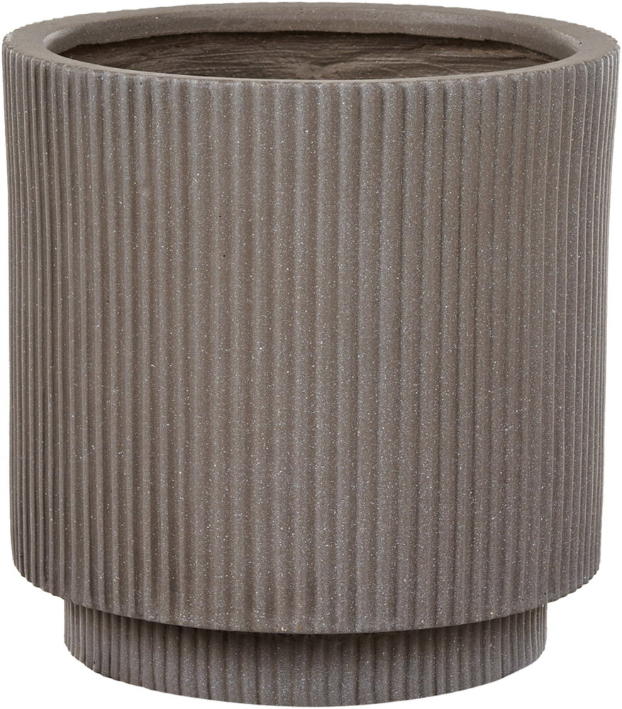 Blumentopf taupe rund 30 x 30 x 30 cm DARIA Bild 1