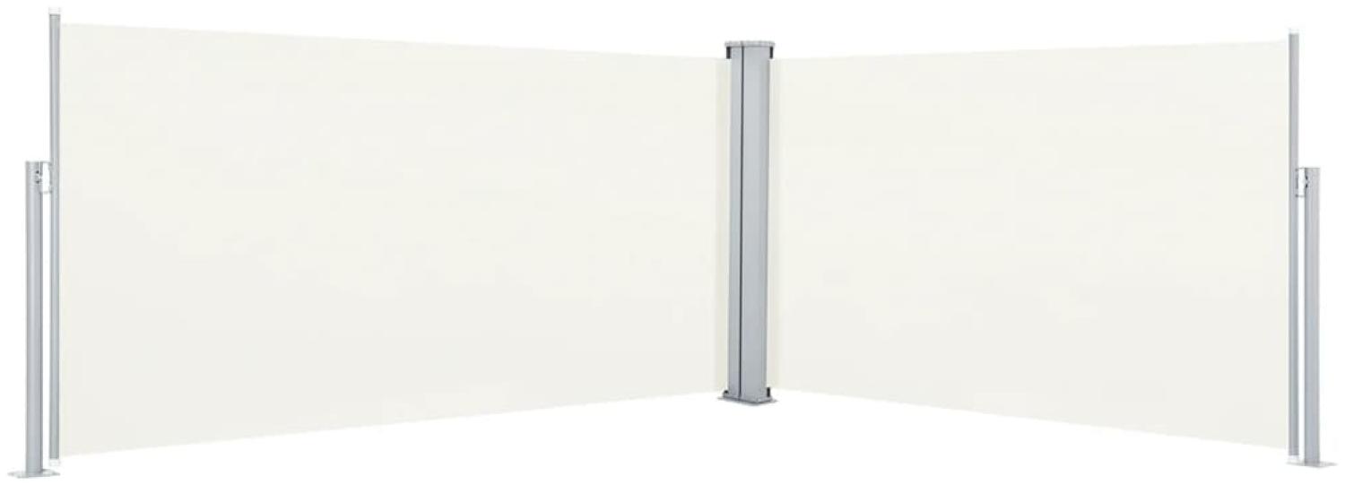 vidaXL Seitenmarkise Ausziehbar Creme 160x600 cm 317995 Bild 1