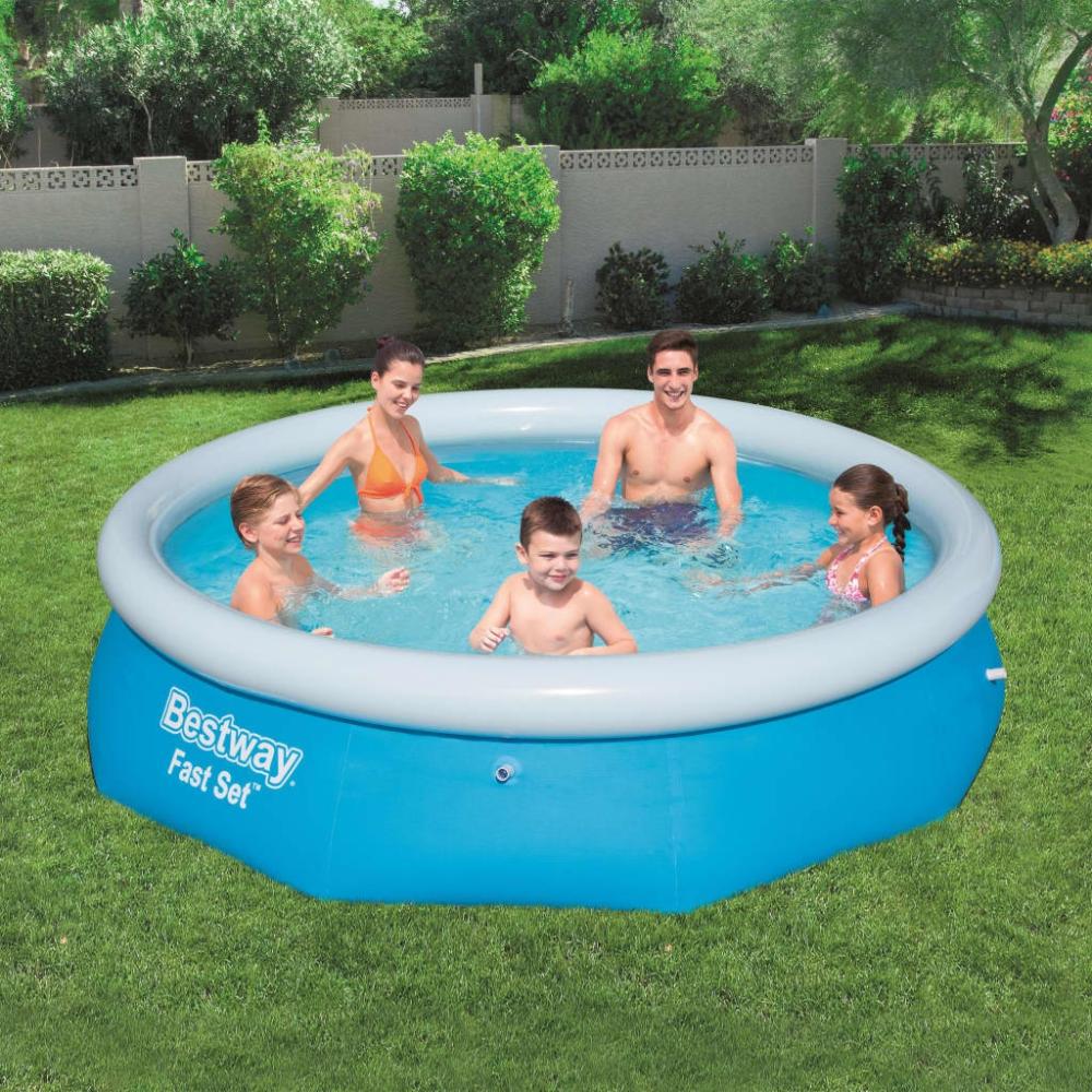 Bestway Fast Set Pool Aufblasbar Rund 305x76 cm 57266 3202416 Bild 1