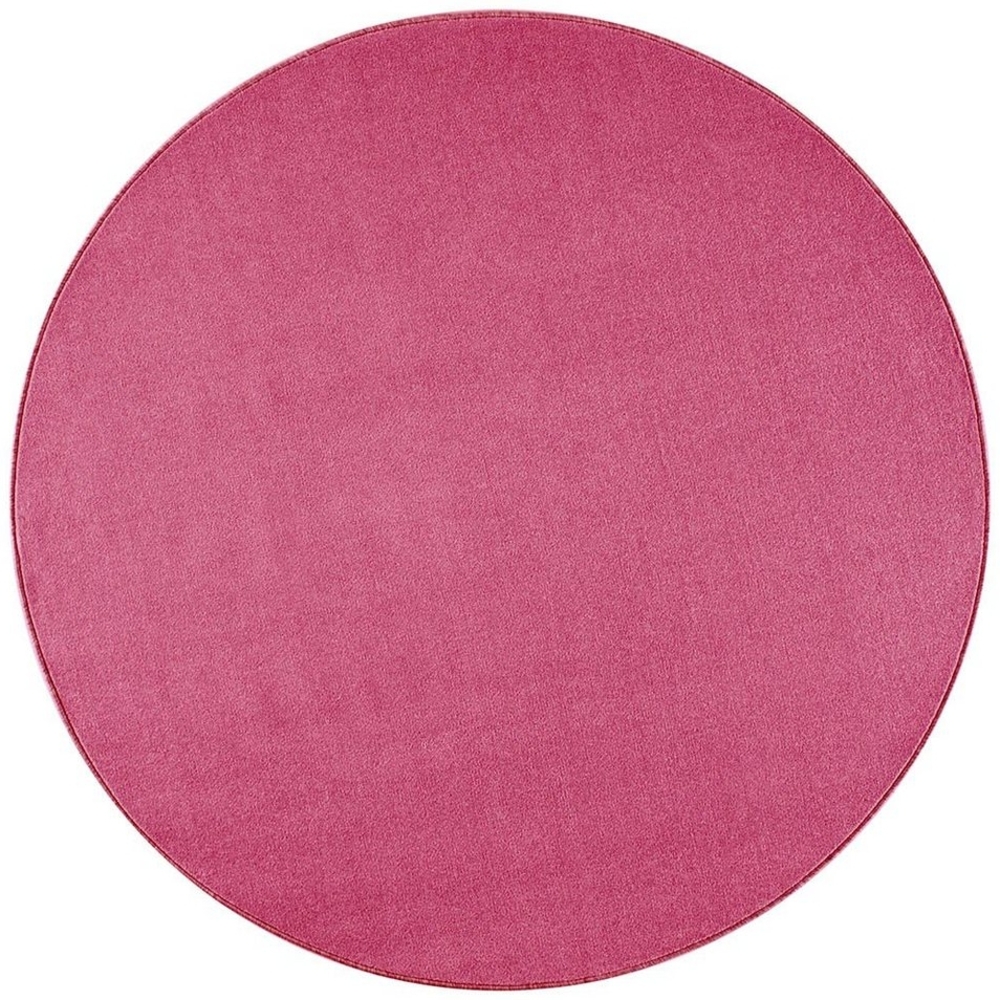 HANSE Home Teppich Teppich Nasty rund pink, rund, Höhe: 8.5 mm Bild 1