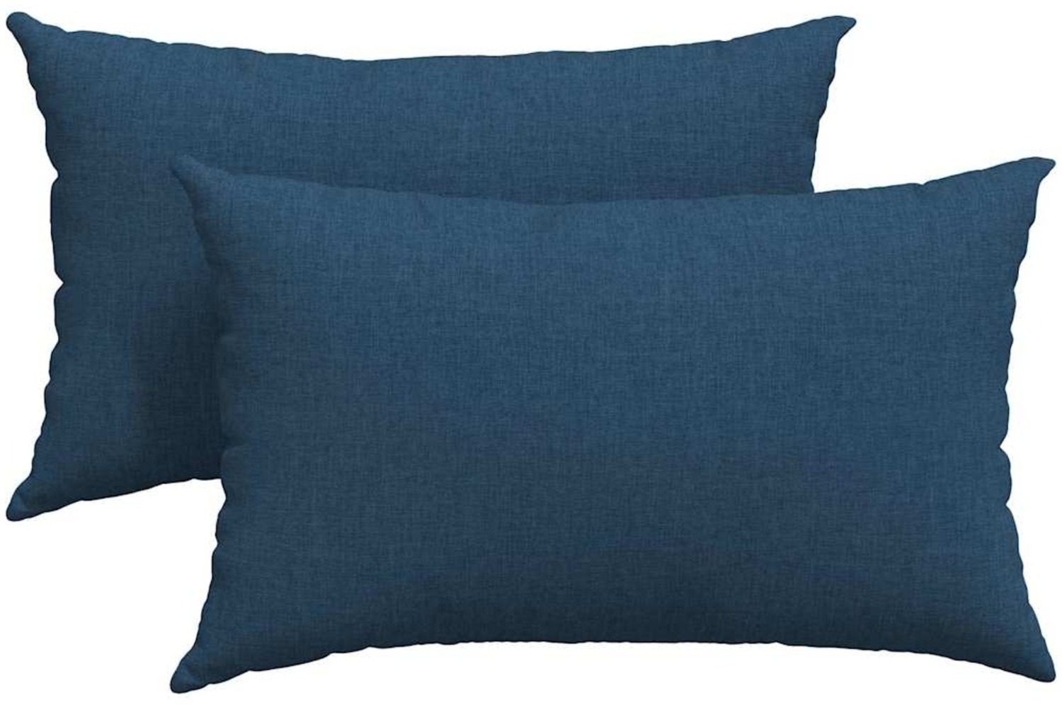 vidaXL Sofakissen 2 Stück Blau 50 x 30 cm Stoff 42013618 Bild 1