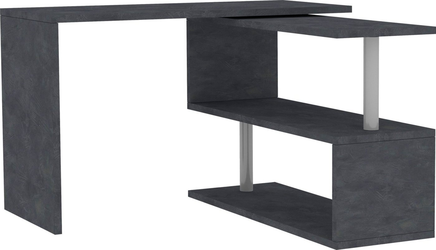 INOSIGN Schreibtisch Volta, Made in Italy, multifunktional - als Computertisch, Eckschreibtisch oder Sideboard Bild 1