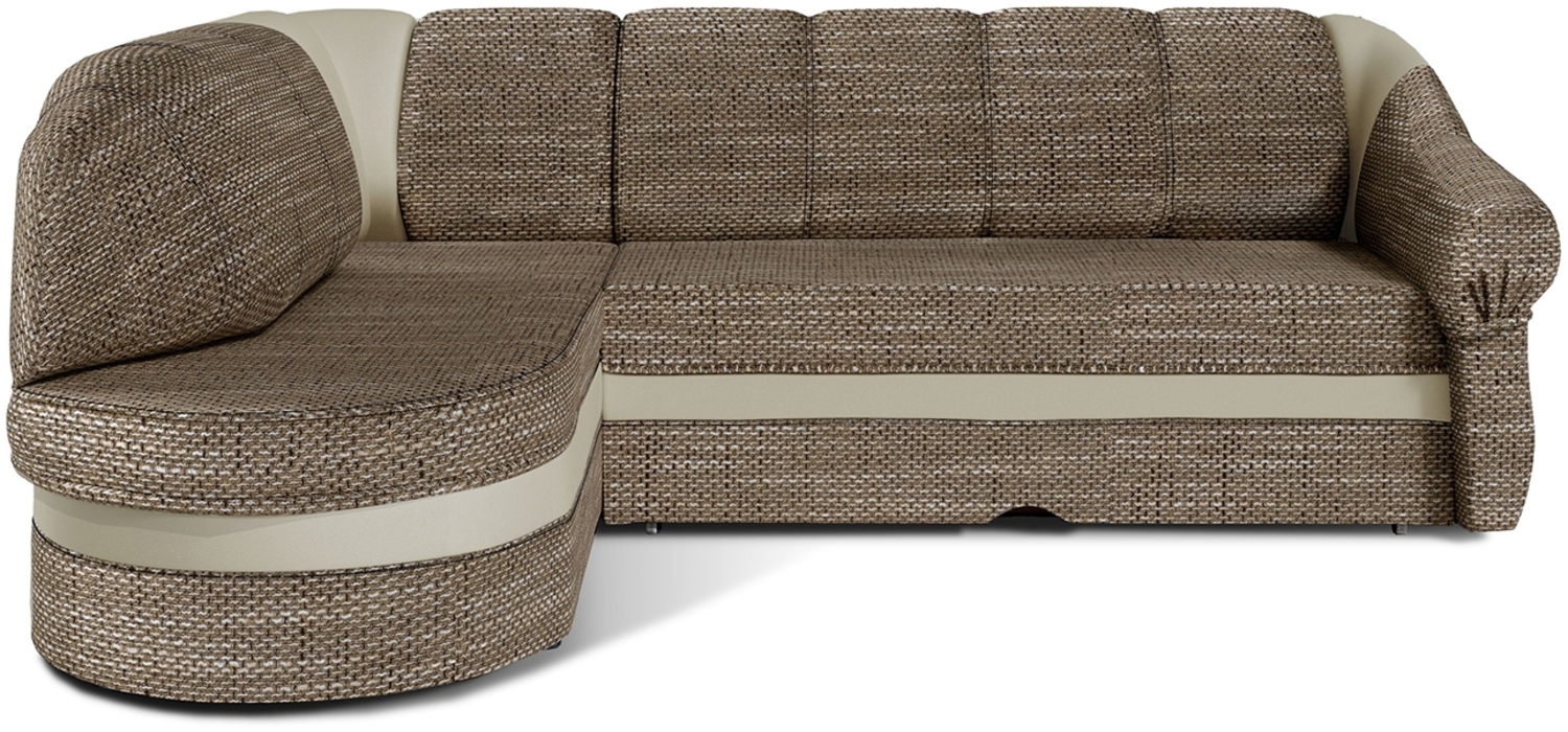 Benano, Ecksofa, Eckcouch, Beige Bild 1