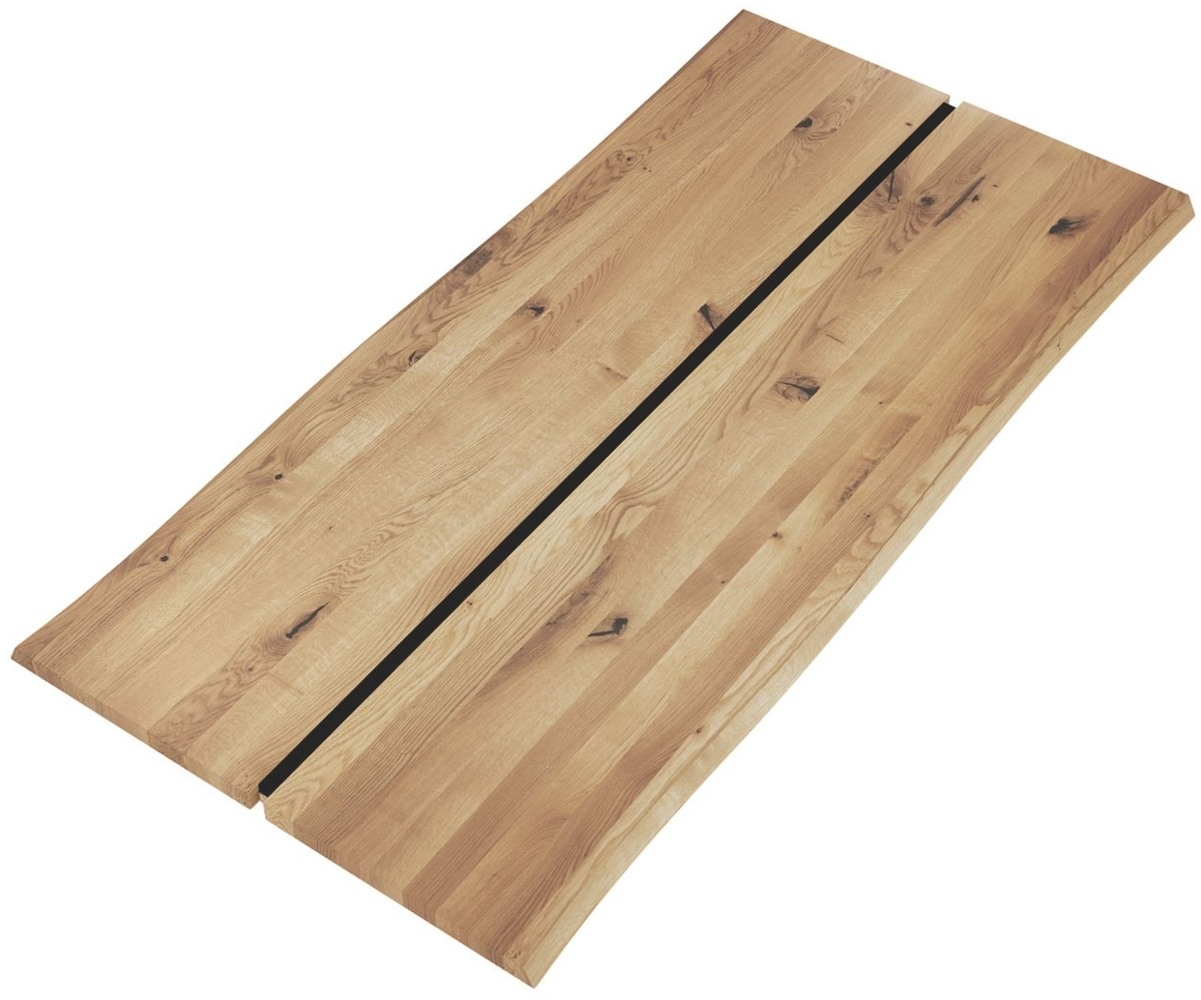 Tischplatte Danilova 180x4x90 Massivholz Wildeiche geölt Bild 1