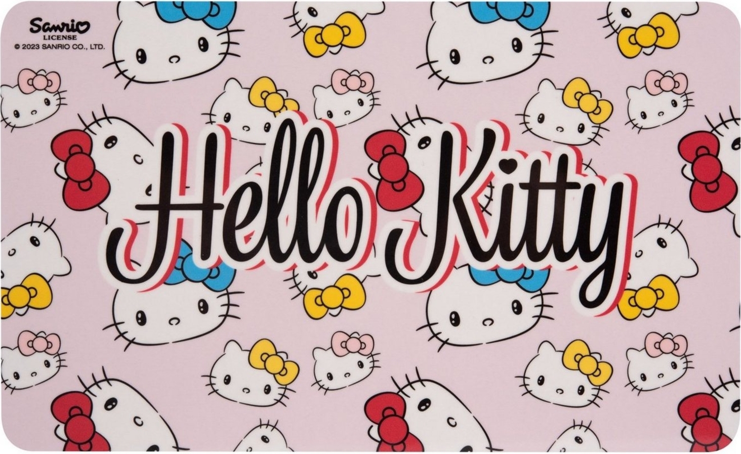 United Labels® Frühstücksbrett Hello Kitty - Allover, Resopal Bild 1