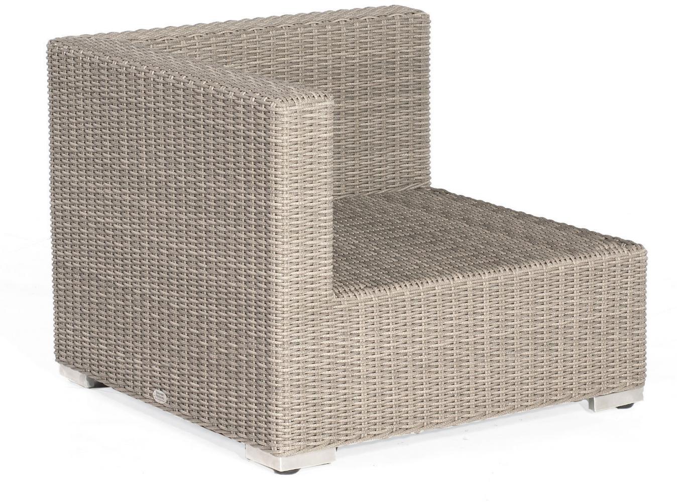 Sonnenpartner Lounge-Eckmodul Residence Aluminium mit Polyrattan stone-grey inklusive Kissen Lounges Bild 1