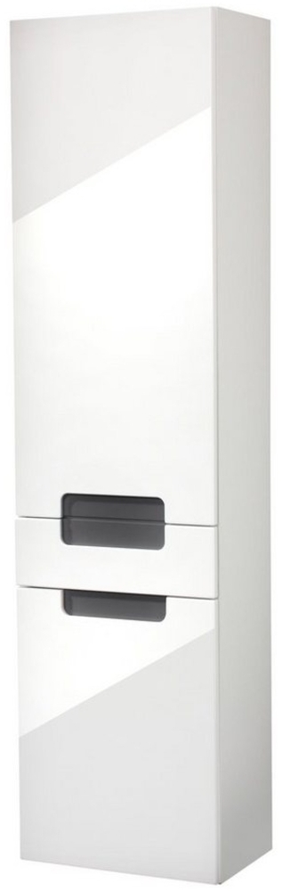 welltime Hochschrank Siena Breite 40 cm, mit hochglänzenden Fronten in weiß Bild 1