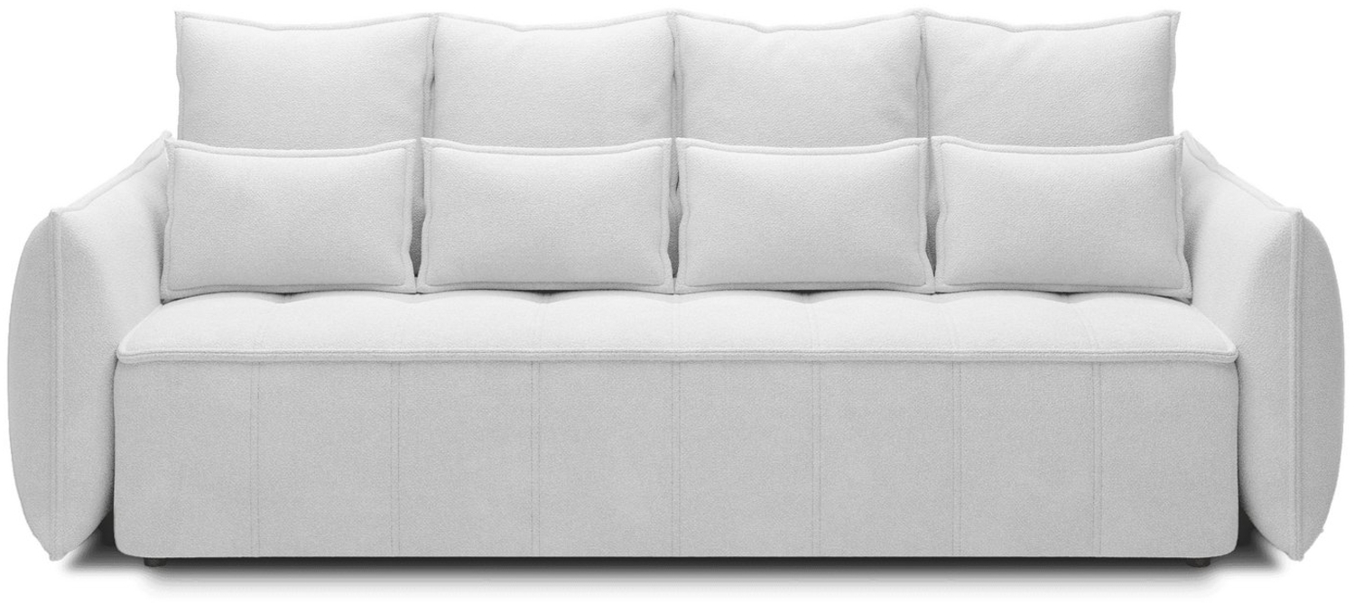 MOEBLO Schlafsofa WELSH, Funktionalität und Stil für Ihr Zuhause mit Stauraum und komfortabler Schlafgelegenheit, Couch Polstermöbel Sitzmöbel Wohnzimmermöbel 2-Sitzer-Sofa Stoffsofa, -(BxHxT):242x94x106 cm Bild 1