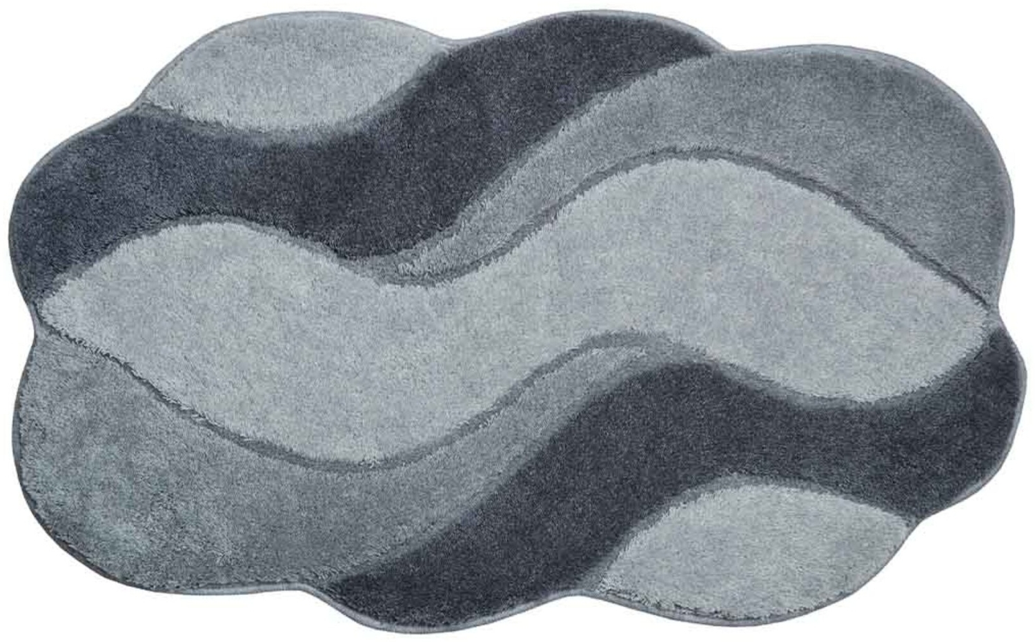 GRUND CARMEN Badematte 70 x 120 cm, Grau Bild 1