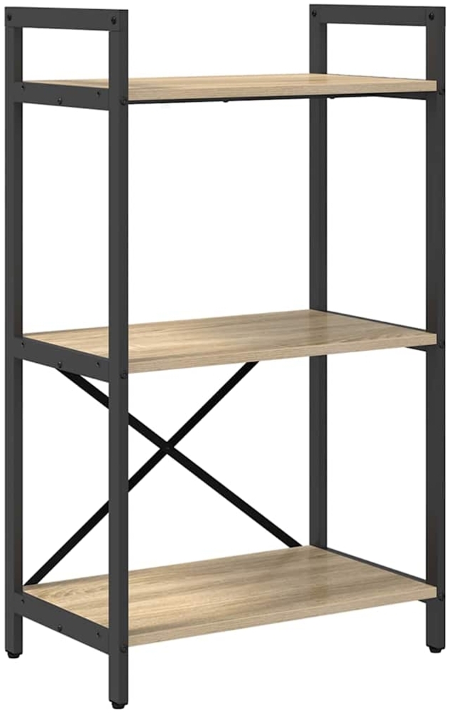 vidaXL Bücherregal Sonoma-Eiche 56 x 34 x 96 cm Holzwerkstoff 883875 Bild 1