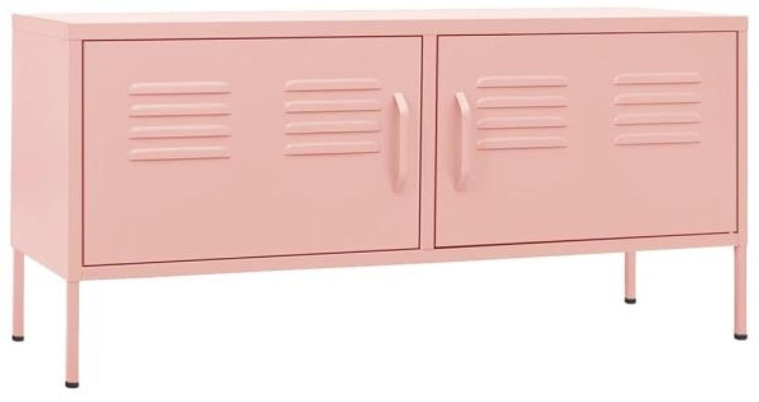 vidaXL TV-Schrank Rosa 105x35x50 cm Stahl [336229] Bild 1