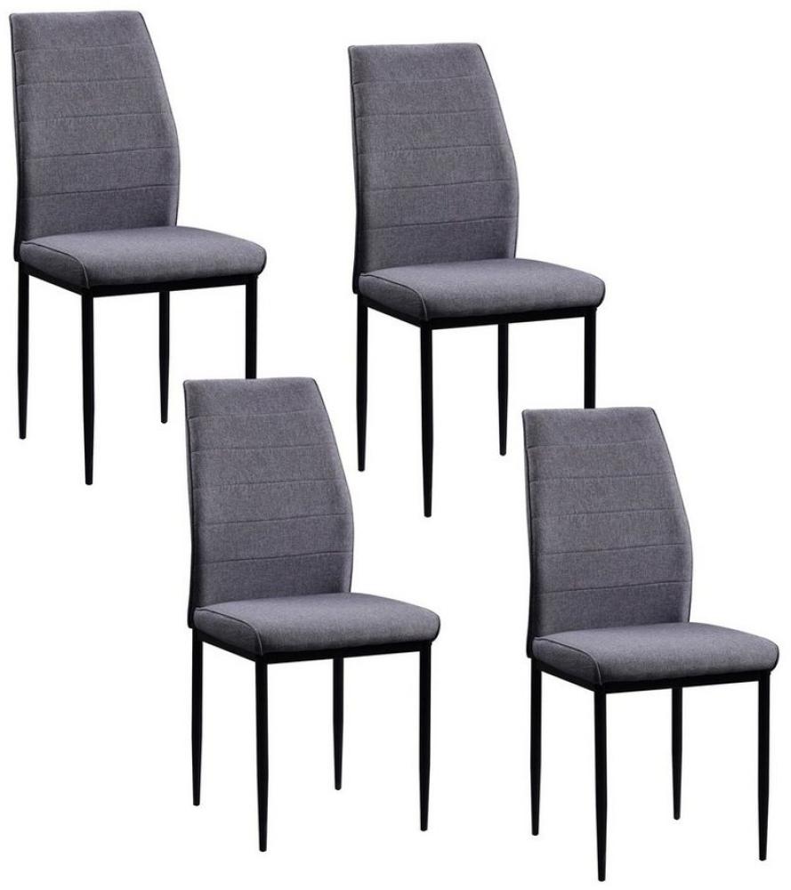 HTI-Living Esszimmerstuhl Stuhl Madison Webstoff 4er-Set (Set, 4 St), Esszimmerstuhl Bild 1