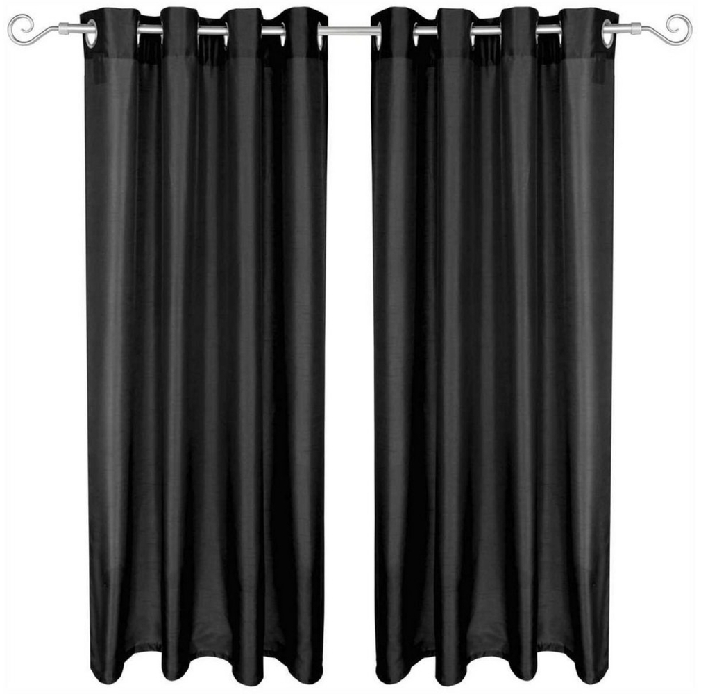 Arsvita Vorhang Alessia, Ösen (2 St), blickdicht, Microfaser, Dekoschal Ø4cm Ösen - Gardine Vorhang vers. Größen/Farben Bild 1