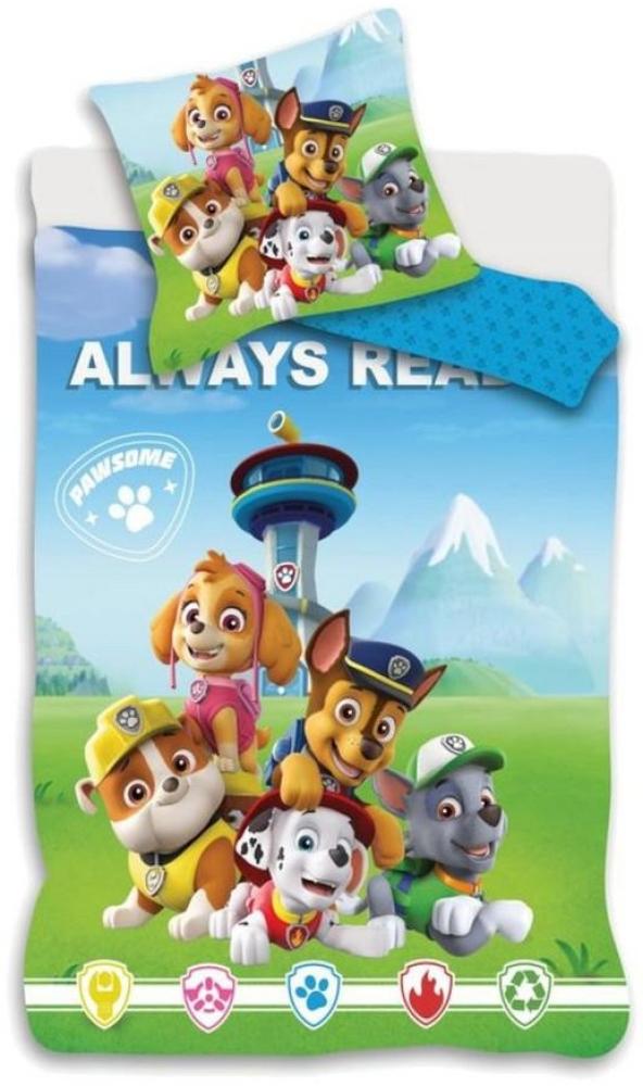 PAW PATROL Babybettwäsche Babybettwäsche PAW Patrol "Always Ready", 100x135 cm Bild 1