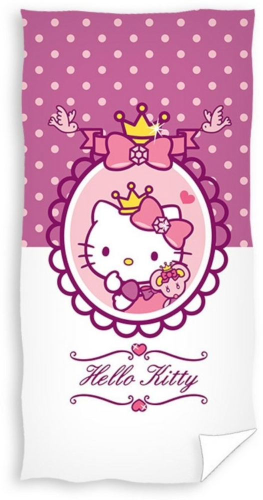Hello Kitty Strandtuch Hello Kitty Badetuch Handtuch Strandtuch 76 x 152 cm Bild 1
