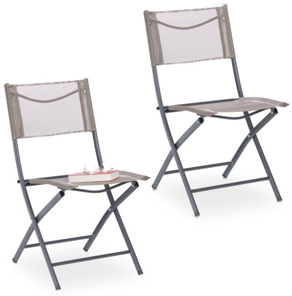 Gartenstuhl klappbar 2er Set Bild 1