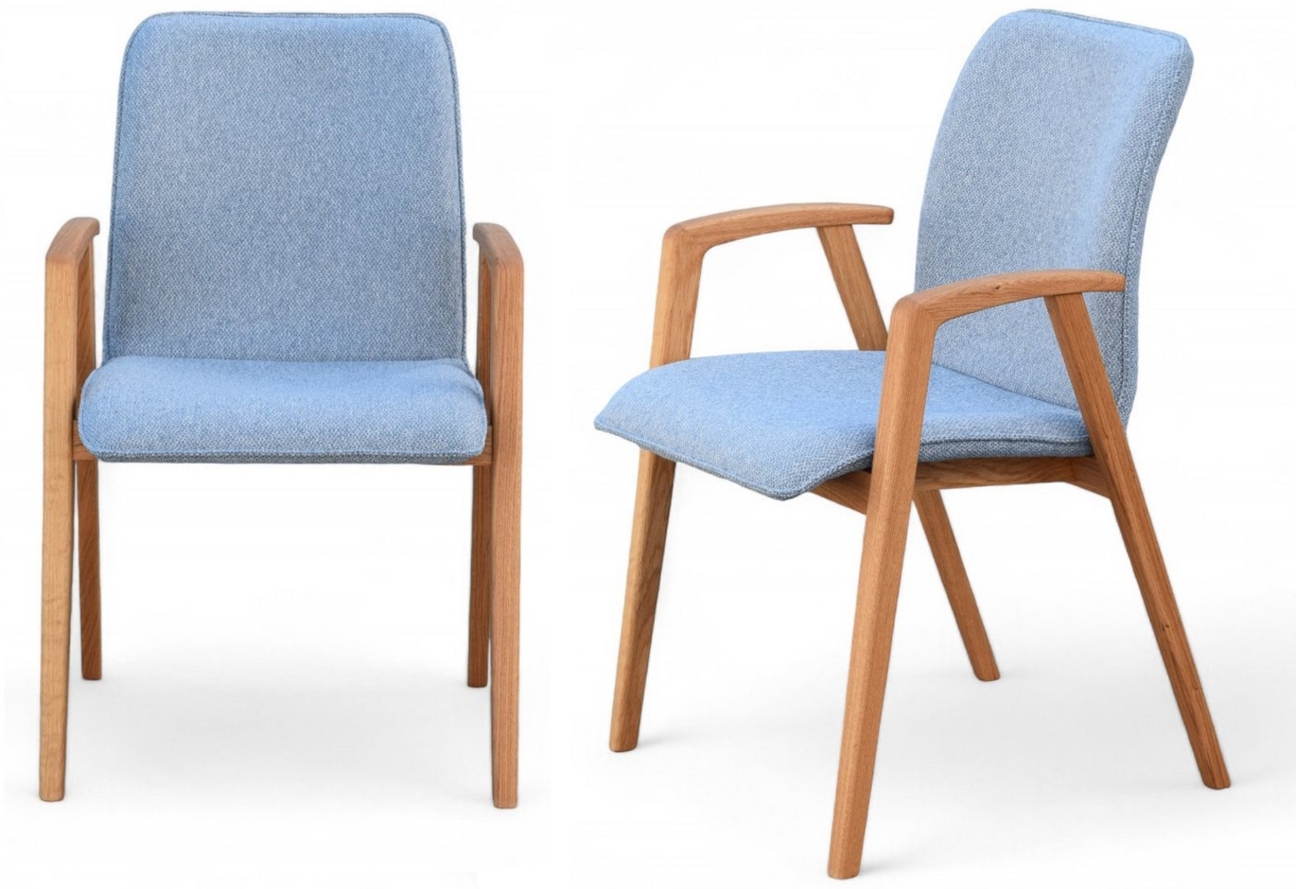 Home affaire Armlehnstuhl Loreen Esszimmerstuhl, Polsterstuhl, Designstuhl (Set, 2 St), mit Massivgestell, hochwertig gearbeitet, Armlehnen, stilvoll, bequem Bild 1