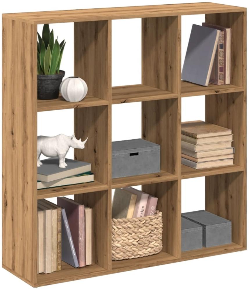 vidaXL Raumteiler-Bücherregal Artisan-Eiche 102x29x103,5 cm 858047 Bild 1