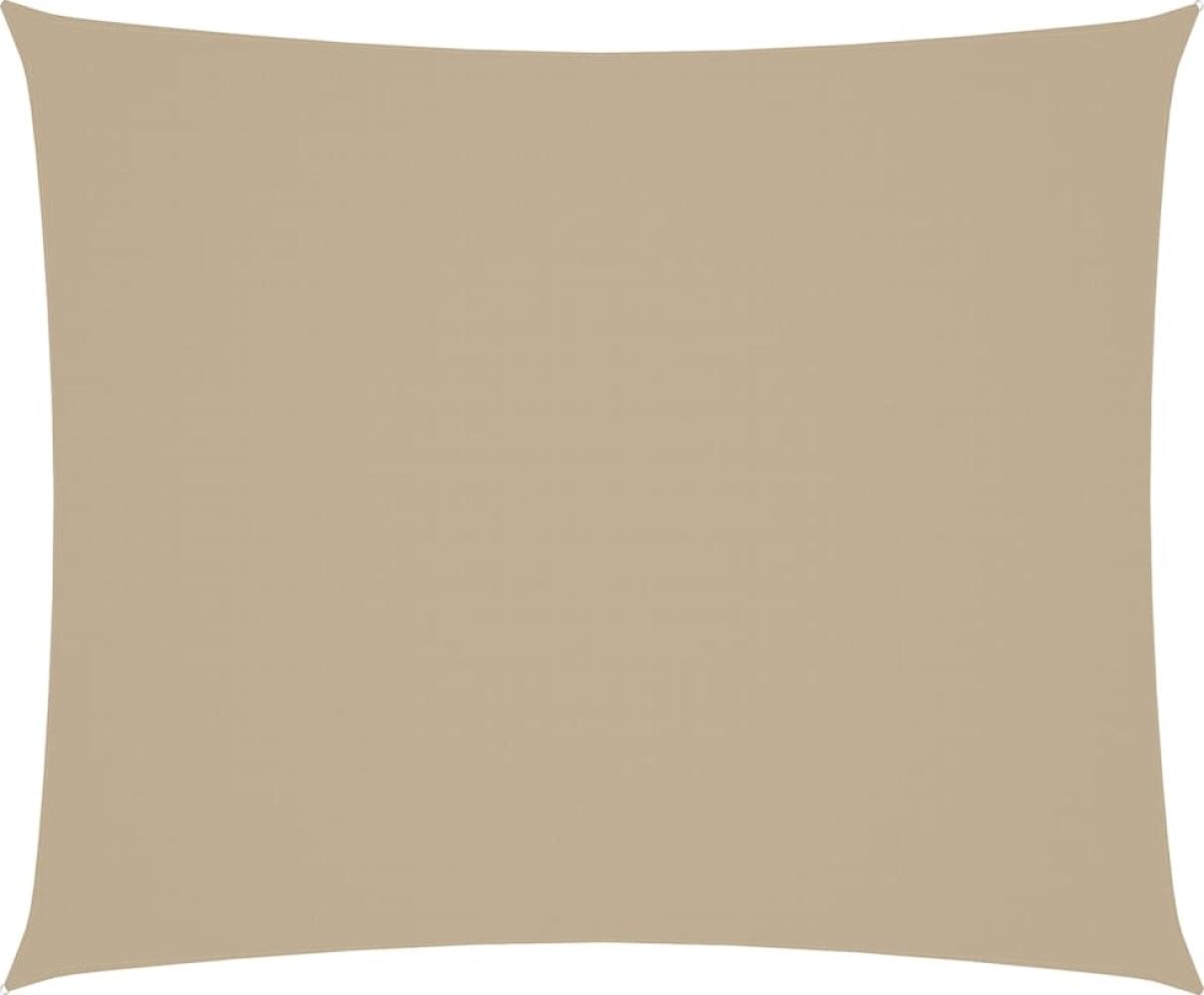 vidaXL Sonnensegel Oxford-Gewebe rechteckig 4x6 m Beige Bild 1
