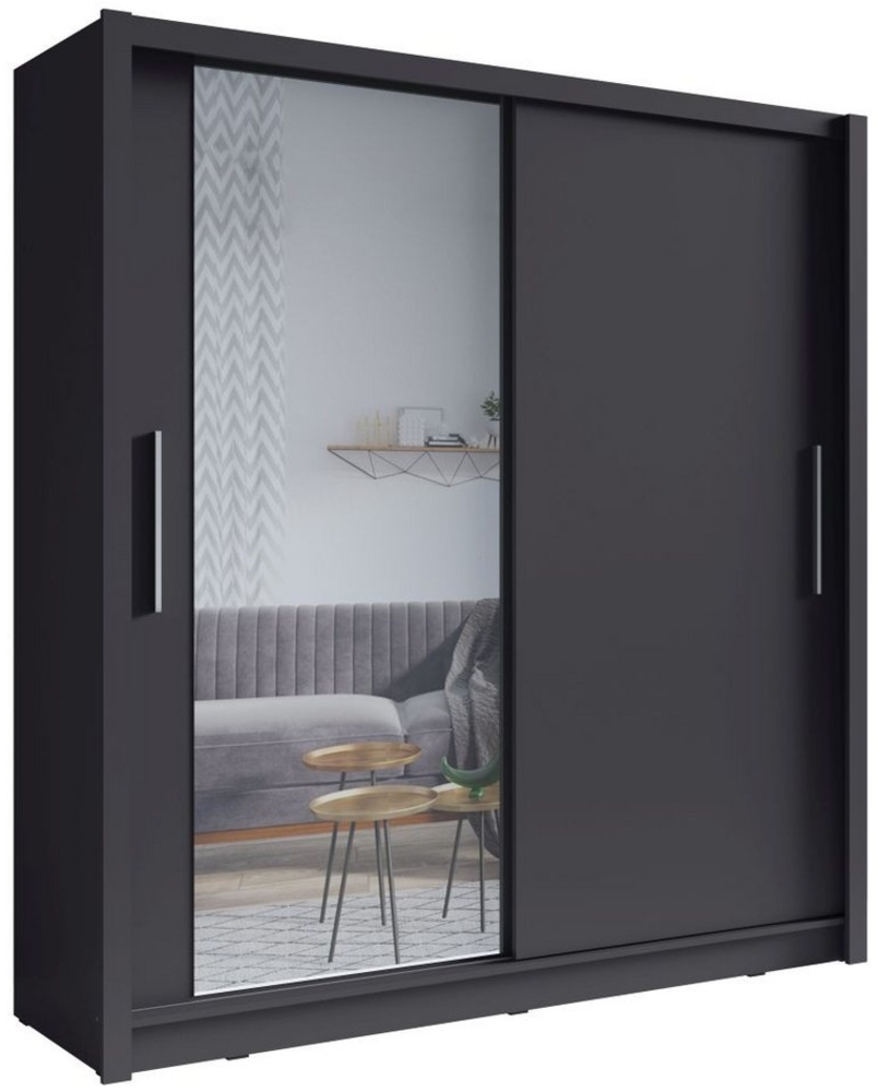 Lukas Möbel Kleiderschrank Kleiderschrank mit Spiegel Schrank Baku mit Farbauwahl mit Spiegel, in drei Größen, in drei Farben Bild 1